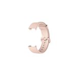 Mi Watch Lite Kordon Akıllı Saat Bileklik Kordonu Silikon Kayış Kordon + Ppma Nano Ekran Koruyucu Pembe