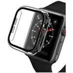 MI7A Apple Watch 40 mm Uyumlu Ekran ve Kasa Koruyucu Kılıf Sert Pc Şeffaf
