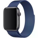 Mi7a Apple Watch Uyumlu Seri 7 6 5 4 3 2 1 Se 42Mm-44Mm-45Mm Metal Hasır Milano Kordon Kayış Mıknatıslı