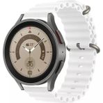 Mi7a Huawei Watch Gt / Gt2 / Gt2 Pro / Gt3 / Gt3 Pro - Honor Magic Watch 2 46MM - Samsung Gear Watch 46MM Silikon Kordon Kayış - Beyaz