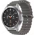 Mi7a Huawei Watch Gt / Gt2 / Gt2 Pro / Gt3 / Gt3 Pro - Honor Magic Watch 2 46MM - Samsung Gear Watch 46MM Silikon Kordon Kayış - Gri