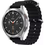 Mi7a Huawei Watch Gt / Gt2 / Gt2 Pro / Gt3 / Gt3 Pro - Honor Magic Watch 2 46MM - Samsung Gear Watch 46MM Silikon Kordon Kayış - Siyah