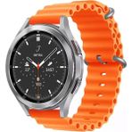 Mi7a Huawei Watch Gt / Gt2 / Gt2 Pro / Gt3 / Gt3 Pro - Honor Magic Watch 2 46MM - Samsung Gear Watch 46MM Silikon Kordon Kayış - Turuncu