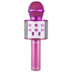 Mi7a WS-858 Karaoke Bluetooth Mikrofon - Pembe