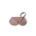 Mia Belt Asılabilir Gözlük Kılıfı Kalp Model Pudra Pembe Suni Deri Çanta Charmı