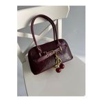 Mia Collection Carlos Model El Ve Kadın Omuz Çantası Bordo (CHARM DAHİL DEĞİLDİR)