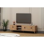 Mia Oak 180 cm Tv Sehpası - Ceviz