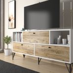 Mia Tv Ünitesi, Beyaz Atlantik Çam, 160 Cm