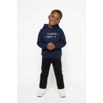 MiaBaby Kapşonlu Kanguru Sweat - Lacivert