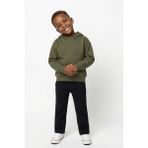 MiaBaby Kapşonlu Kuplu Sweat - Haki - 6 Yaş