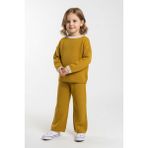 MiaBaby Triko Kazak Pantolon Takım - Hardal - 5 - 6 Yaş