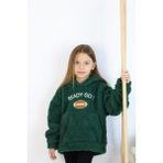 MiaBaby Unisex Welsoft Kapşonlu Sweat - 5 - 6 Yaş - Nefti - Yeşil