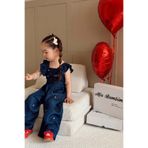 miabambim Amora Denim Kız Çocuk Tulum Lacivert
