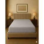 Miabella Home %100 Pamuk Armürlü Çift Kişilik Lastikli Çarşaf Fitted Yumuşak Dokulu Tek Kişilik Lastikli Çarşaf - Gri - 180 x 200