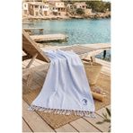 Miabella Home %100 Pamuk Plaj Havlusu Hızlı Kuruyan Müslin Peştemal Deniz Havlusu 100x180 cm