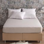 Miabella Home Gold Luxury Çift Kişilik Lastikli Penye Çarşaf 13746 - 160 x 200 - Gri
