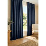 Miabella Home Mr.stock Blackout Işık Geçirmez Güneşlik Fon Perde Tek Kanat - 12189 - 140 x 230 cm - Lacivert