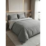 Miabella Home Pamuklu Çift Kişilik Nevresim Takımı Lastikli Çarşaflı Çift Kişilik Nevresim Takımı Nevresim Seti - Antrasit - 200 x 230 cm