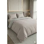 Miabella Home Pamuklu Çift Kişilik Nevresim Takımı Lastikli Çarşaflı Çift Kişilik Nevresim Takımı Nevresim Seti - Bej - 200 x 230 cm