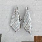 Miabella Home Peşkir Peçete El Havlusu 3 Lü 30X50 13272 - 30 x 50 cm - Gri - Bej