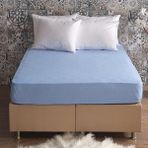 Miabella Home Tek Kişilik Penye Lastikli Çarşaf | 100x200 Yatak Uyumlu, Yumuşak Dokulu5 - 100 x 200 - Mavi