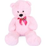 Miajima Büyük Boy Iri Cüsseli Kocaman Salaş Puffy Peluş Ayı 1.5 Metre (150 Cm) - Pembe