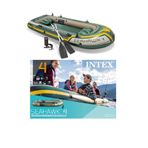 Miajima Yeşil Intex Şişme Seahawk 4 Bot Set 480 Kg 351X145x48 Cm