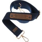 Miaju Lacivert Renk, 120 Cm Uzunluk, Hediyelik Seçenek Kişiye Özel Crossbody Çanta Kayışı, Herkese Armağan