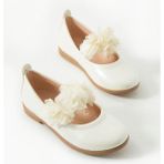 Mia&lui Flower Kız Çocuk Babet - Açık Ekru