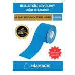 Miamagic Eklem Bel Bacak Kas Kol Boyun Sırt Omuz Karın Kalça Büyük Boy Ağrı IsıI Bandı 5 Metre Hızlı Etkili