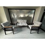Miami 2+1+1 Melisa Balkon-Bahçe-Kafe Çay Seti Koltuk Oturma Takımı-Oturma Grubu,ofis Koltuğu - Çok Renkli