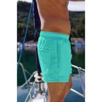 Miami Beach Erkek Nint Hızlı Kuruyan Kumaş Tek Arka Cepli Standart Boy Mayo Deniz Şortu - 2XL - Açık Mint