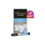 Miamor 3 Adet - Junior Cream Süt Kremalı Ek Besin ve Yavru Kedi Ödülü 6X15 gr