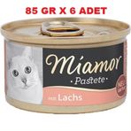 Miamor 6x85 GR Pastete Somonlu Kedi Konservesi