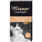 Miamor Cream 6x15 gr Ciğerli Tamamlayıcı Ek Besin ve Kedi Ödülü