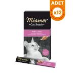 Miamor Cream Malt Özlü Sıvı Kedi Ödül Maması - 12 Adet 6x15 Gr