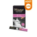 Miamor Cream Malt Özlü Sıvı Kedi Ödül Maması - 24 Adet 6x15 Gr