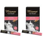 MIAMOR CREAM SOMONLU KEDİ ÖDÜLÜ 6x15 g (2 paketi)