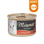 Miamor Pastete Ciğerli Tahılsız Konserve Kedi Maması - 24 Adet 85 Gr