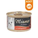 Miamor Pastete Ciğerli Tahılsız Konserve Kedi Maması - 6 Adet 85 Gr
