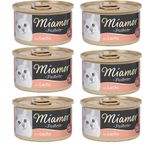 Miamor Pastete Somonlu 6x85 gr Yetişkin Kedi Konservesi