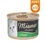 Miamor Pastete Sülünlü Tahılsız Konserve Kedi Maması - 12 Adet 85 Gr