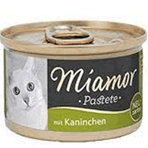 Miamor Pastete Tavşanlı Tahılsız Konserve 85 gr Kedi Maması