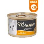 Miamor Pastete Tavuklu Tahılsız Konserve Kedi Maması - 6 Adet 85 Gr