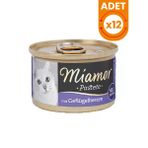 Miamor Pastete Yürekli Tahılsız Konserve Kedi Maması - 12 Adet 85 Gr