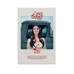 Mianm Lana Del Rey Poster Singer Lust For Life Albüm Vintage Cover Oda, Estetik Kanvas Duvar Sanatı, Yatak Odası Dekoru Poster 30x45 cm)