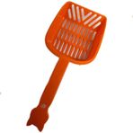 Miapet 26 cm Turuncu Plastik Kedi Saplı Kum Küreği