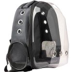 Miapet 42x22x33 cm Siyah Şeffaf Astronot Kedi Köpek Taşıma Çantası