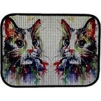 Miapet 60 x 45 cm Gökkuşağı Elekli Desenli Kedi Tuvalet Önü Paspası