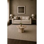 Miarik Design Arte Marble Traverten Çiçek Yan Sehpa